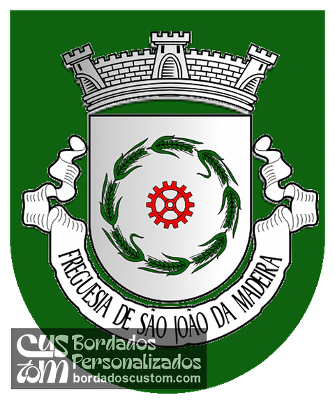 Emblema Bordado Freguesia de São João da Madeira (São João da Madeira, Aveiro)