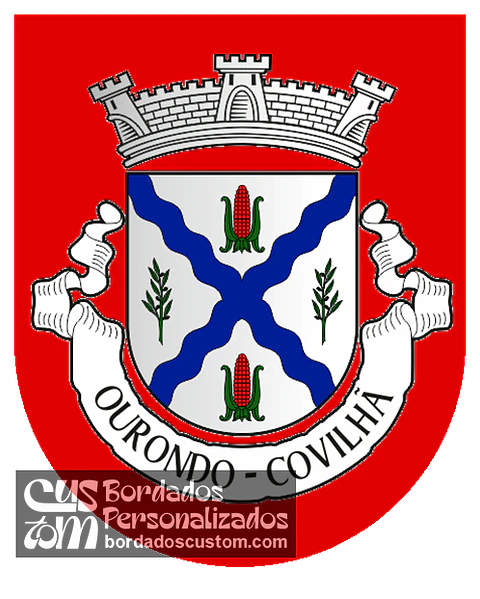 Emblema Bordado Antiga Freguesia de Ourondo (Covilhã, Castelo Branco)