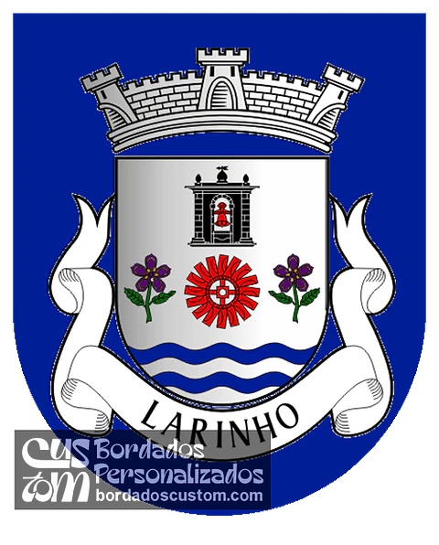 Emblema Bordado Freguesia de Larinho (Torre de Moncorvo, Bragança)