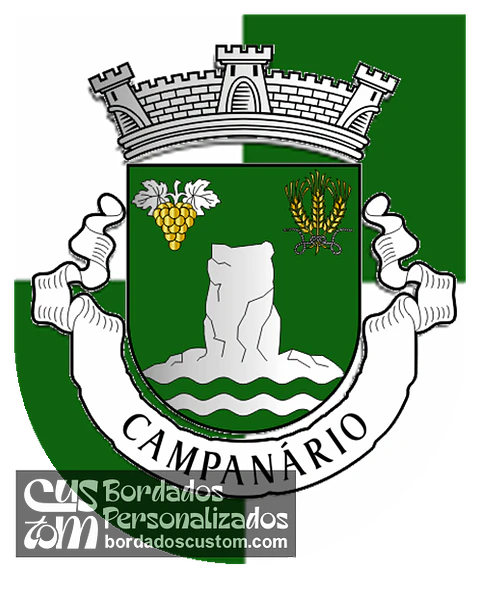 Emblema Bordado Freguesia de Campanário (Ribeira Brava, Madeira)
