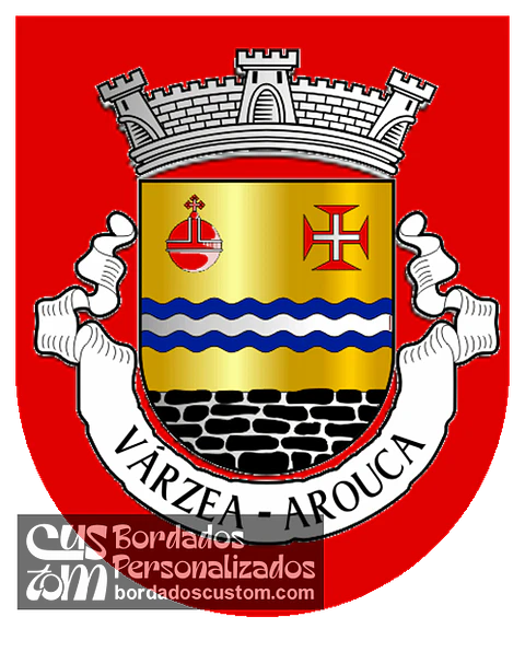 Emblema Bordado Freguesia de Várzea (Arouca, Aveiro)
