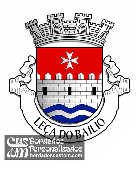 Emblema Bordado Antiga Freguesia de Leça do Balio (Matosinhos, Porto)