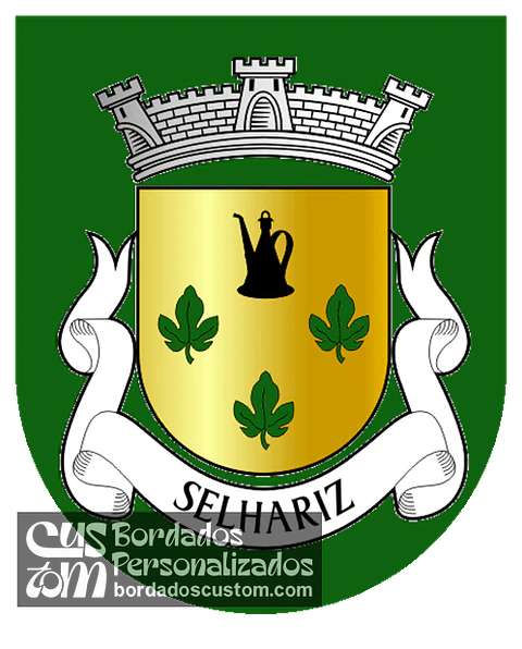 Emblema Bordado Antiga Freguesia de Selhariz (Chaves, Vila Real)