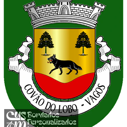 Emblema Bordado Antiga Freguesia de Covão do Lobo (Vagos, Aveiro) 1