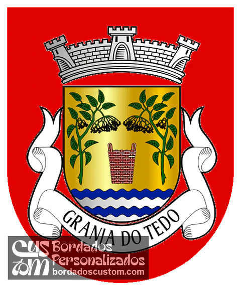 Emblema Bordado Freguesia de Granja do Tedo (Tabuaço, Viseu)