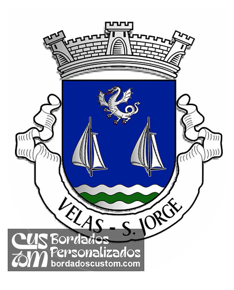 Emblema Bordado Freguesia de Velas (São Jorge) (Velas, Açores)