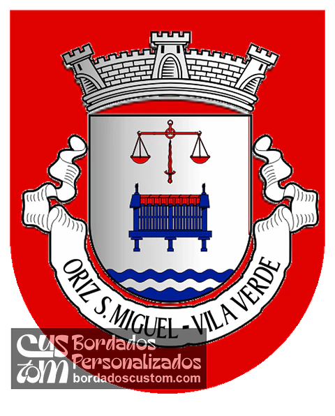 Emblema Bordado Antiga Freguesia de Oriz (São Miguel) (Vila Verde, Braga)
