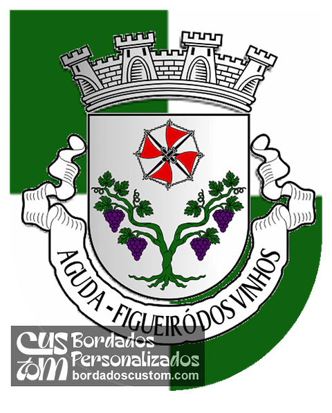 Emblema Bordado Freguesia de Aguda (Figueiró dos Vinhos, Leiria)