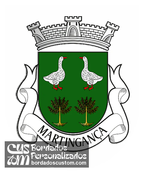 Emblema Bordado Antiga Freguesia de Martingança (Alcobaça, Leiria)