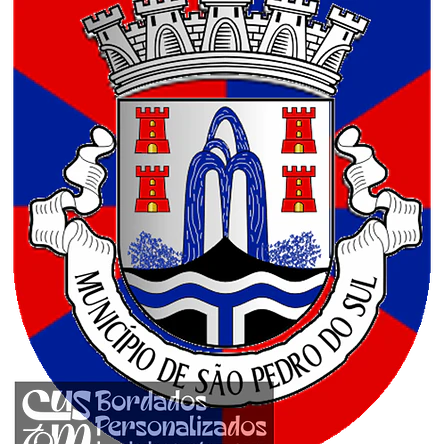 Emblema Bordado Município de São Pedro do Sul (Viseu) 1