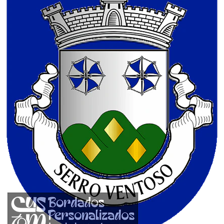 Emblema Bordado Freguesia de Serro Ventoso (Porto de Mós, Leiria) 1