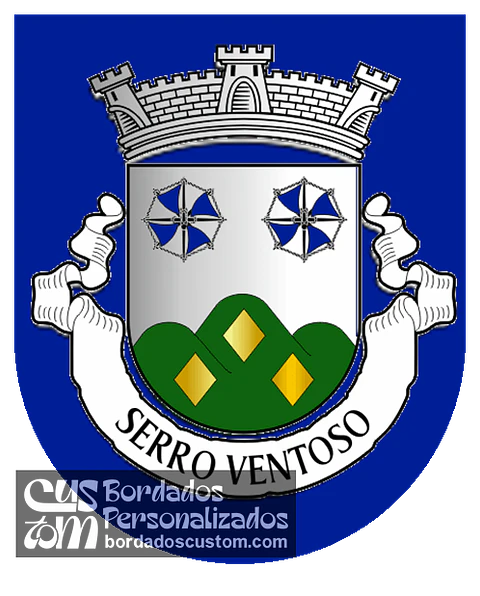 Emblema Bordado Freguesia de Serro Ventoso (Porto de Mós, Leiria)