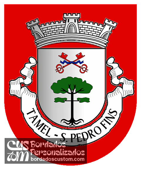 Emblema Bordado Antiga Freguesia de Tamel (São Pedro Fins) (Barcelos, Braga)