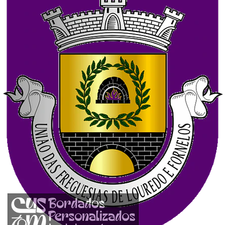 Emblema Bordado Freguesia de Louredo e Fornelos (Santa Marta de Penaguião, Vila Real) 1