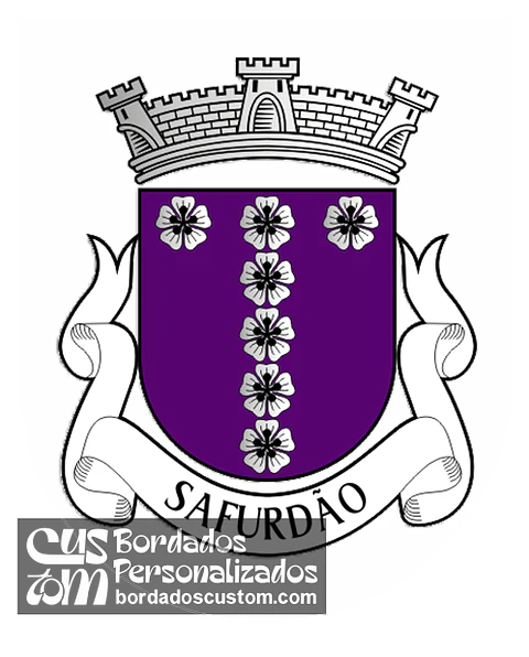 Emblema Bordado Antiga Freguesia de Safurdão (Pinhel, Guarda)