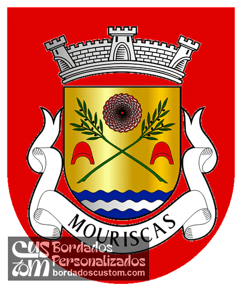 Emblema Bordado Freguesia de Mouriscas (Abrantes, Santarém)