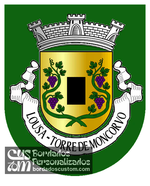 Emblema Bordado Freguesia de Lousa (Torre de Moncorvo, Bragança)
