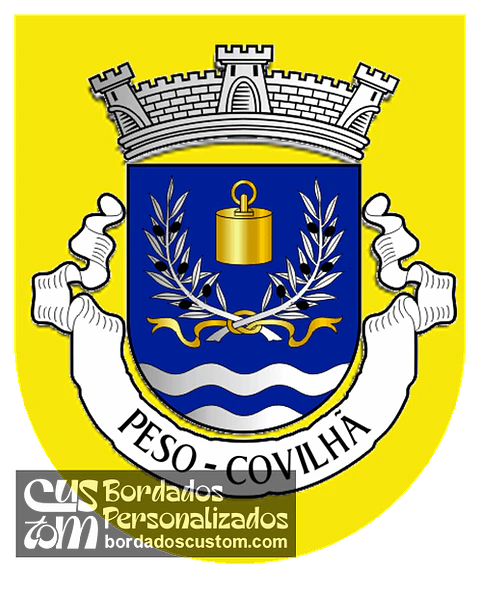 Emblema Bordado Antiga Freguesia de Peso (Covilhã, Castelo Branco)