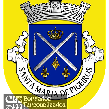 Emblema Bordado Antiga Freguesia de Santa Maria de Pigeiros (Santa Maria da Feira, Aveiro) 1
