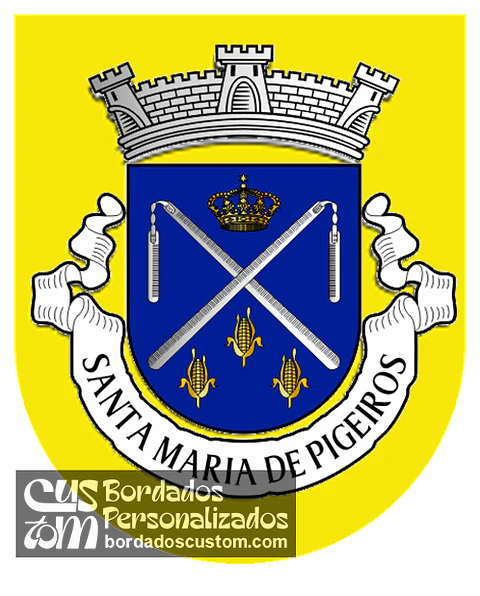 Emblema Bordado Antiga Freguesia de Santa Maria de Pigeiros (Santa Maria da Feira, Aveiro)