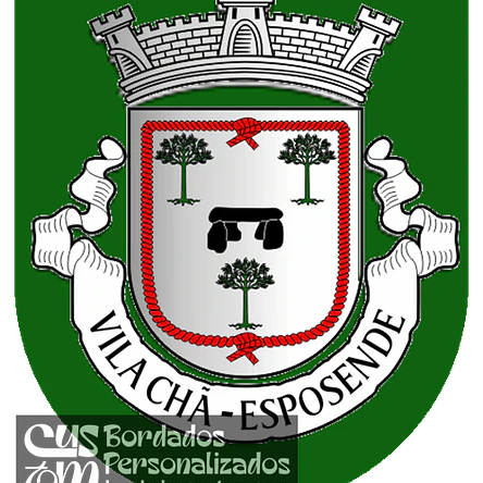 Emblema Bordado Freguesia de Vila Chã (Esposende, Braga) 1