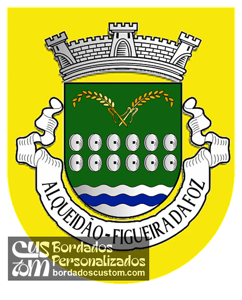 Emblema Bordado Freguesia de Alqueidão (Figueira da Foz, Coimbra)