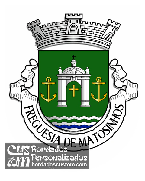Emblema Bordado Antiga Freguesia de Matosinhos (Matosinhos, Porto)