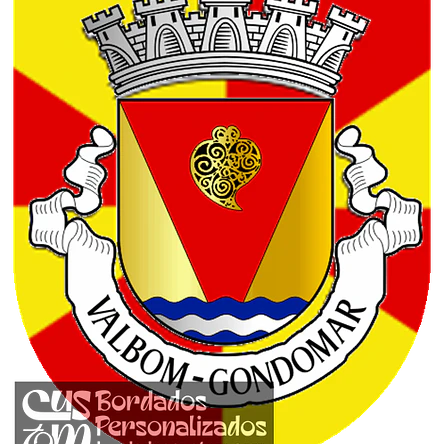 Emblema Bordado Antiga Freguesia de Valbom (Gondomar, Porto) 1