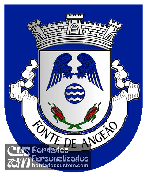 Emblema Bordado Antiga Freguesia de Fonte de Angeão (Vagos, Aveiro)