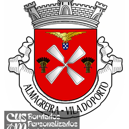 Emblema Bordado Freguesia de Almagreira (Vila do Porto, Açores) 1