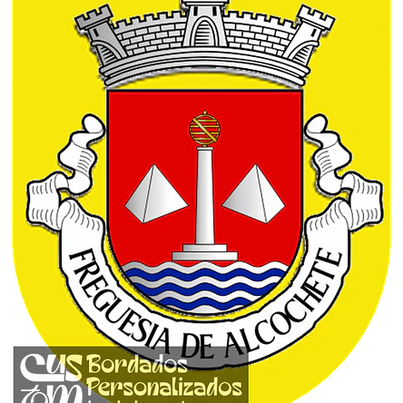 Emblema Bordado Freguesia de Alcochete (Alcochete, Setúbal) 1