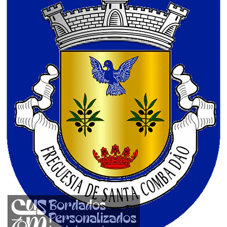 Emblema Bordado Antiga Freguesia de Santa Comba Dão (Santa Comba Dão, Viseu) 1