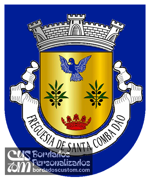 Emblema Bordado Antiga Freguesia de Santa Comba Dão (Santa Comba Dão, Viseu)