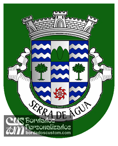 Emblema Bordado Freguesia de Serra de Água (Ribeira Brava, Madeira)