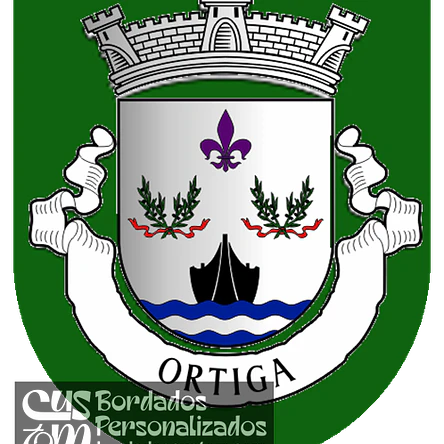 Emblema Bordado Freguesia de Ortiga (Mação, Santarém) 1