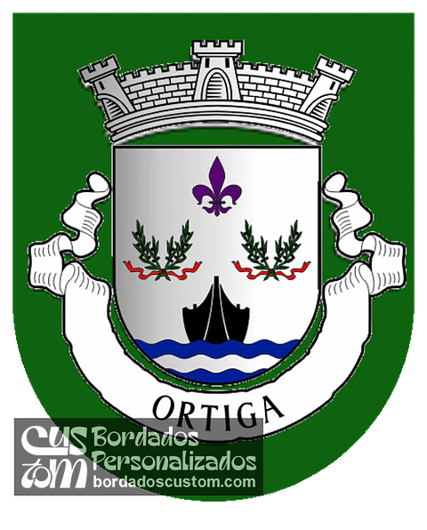 Emblema Bordado Freguesia de Ortiga (Mação, Santarém)