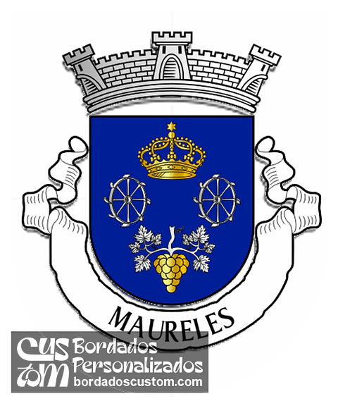 Emblema Bordado Antiga Freguesia de Várzea da Ovelha e Aliviada (Marco de Canaveses, Porto)