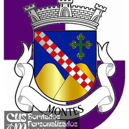Emblema Bordado Antiga Freguesia de Montes (Alcobaça, Leiria) 1