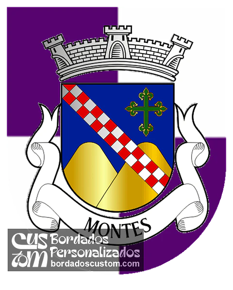Emblema Bordado Antiga Freguesia de Montes (Alcobaça, Leiria)