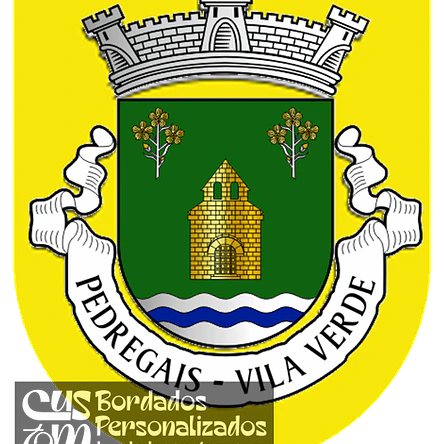 Emblema Bordado Antiga Freguesia de Pedregais (Vila Verde, Braga) 1