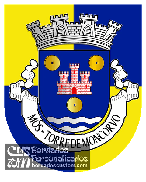 Emblema Bordado Freguesia de Mós (Torre de Moncorvo, Bragança)