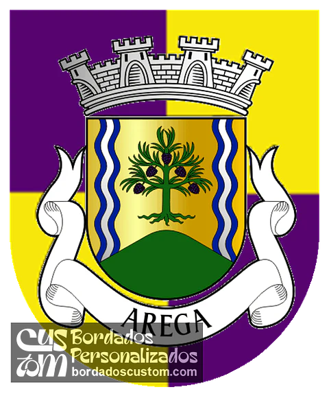 Emblema Bordado Freguesia de Arega (Figueiró dos Vinhos, Leiria)