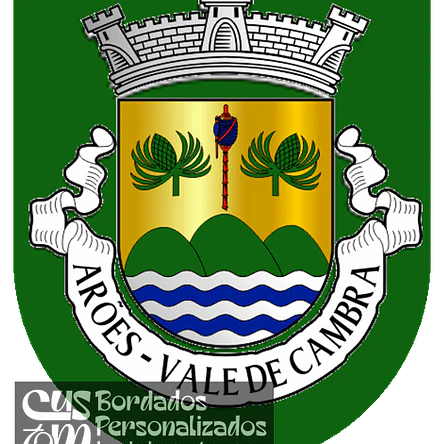 Emblema Bordado Freguesia de Arões (Vale de Cambra, Aveiro) 1