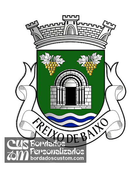Emblema Bordado Antiga Freguesia de Freixo de Baixo (Amarante, Porto)