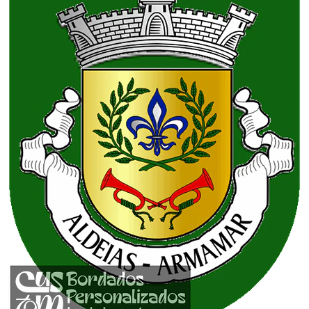 Emblema Bordado Freguesia de Aldeias (Armamar, Viseu) 1
