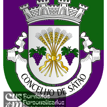 Emblema Bordado Município de Sátão (Viseu) 1