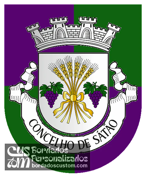 Emblema Bordado Município de Sátão (Viseu)