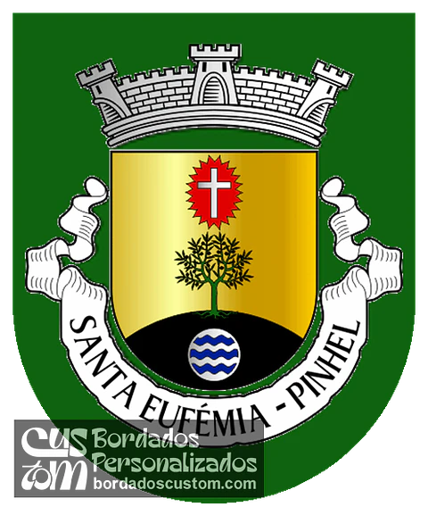 Emblema Bordado Antiga Freguesia de Santa Eufémia (Pinhel, Guarda)