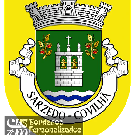 Emblema Bordado Antiga Freguesia de Sarzedo (Covilhã, Castelo Branco) 1