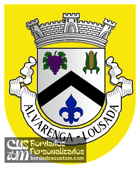 Emblema Bordado Antiga Freguesia de Alvarenga (Lousada, Porto)